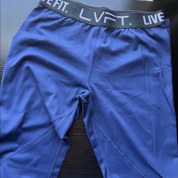 Live Fit LVFT Retro Boom Leggings - Midnight Blue - Large - Picture 4 of 6